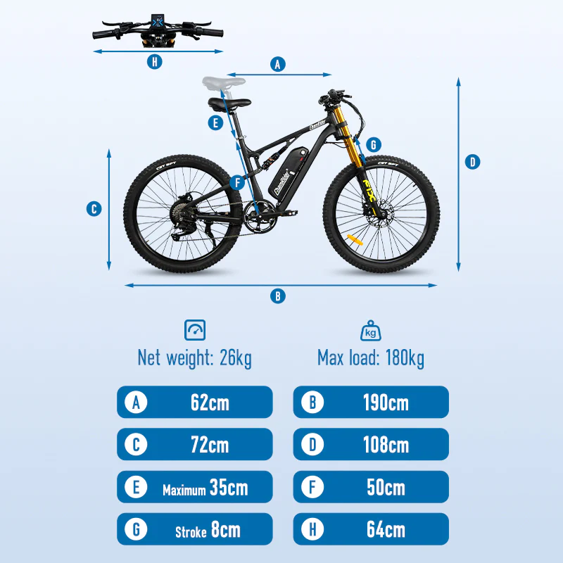 ChamRider DH420 E-Bike - Image 4